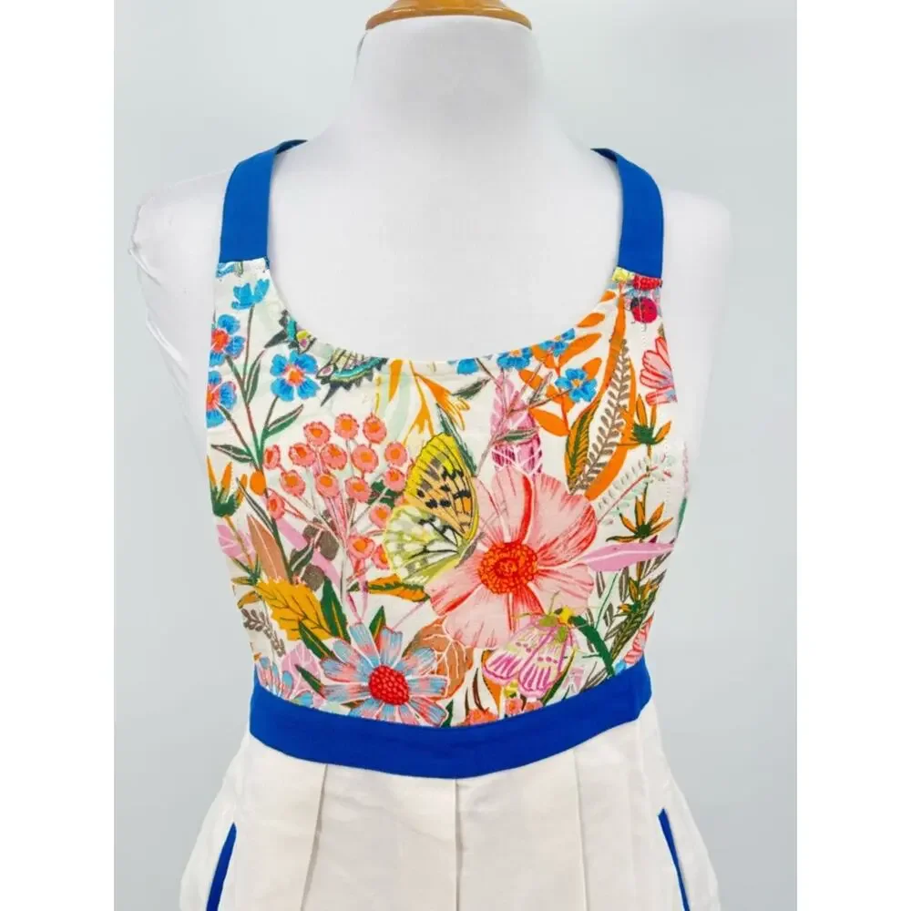 Anthropologie Gardenia Apron Twill Kitchen Baking Cooking Housewarming NEW